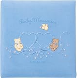 サンヨー 誕生アルバム Lサイズ/100年台紙・ビス式 ブルー