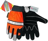 Memphis C911DPL Luminator Gloves With 3M Reflective Tape, Unlined, Large by Safety Works