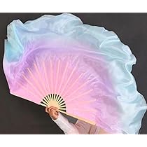 ビッグ ファンベール 両手 ベリーダンス 衣装 フラッター FanVeil ビッグ ファンベール 両手 ベリーダンス 衣装 フラッター FanVeil