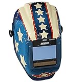 Jackson Safety Insight Variable Auto Darkening Welding Helmet (46101), HaloX , ADF, Stars & Scars Gr