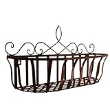 MIRAIS ウォール ラック ガーデニング インテリア スタンド オシャレ 観葉植物 屋内 屋外 (Lサイズ ブラウン) MR-A36-BR-L