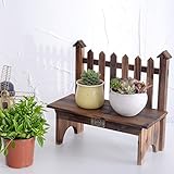 フラワースタンド フラワースタンドソリッドウッドフラワースタンドオフィスデスクシェルフベイウィンドウラックフェンス Flower racks (色 : A)