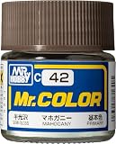GSI クレオス(GSI Creos) Mr.カラー マホガニー 半光沢 10ml 模型用塗料 C42