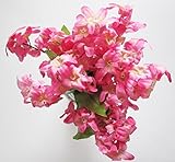( Pack of 2 ) Floral Garden 6-stem Hyacinth Bushes、14 " (ピンク)