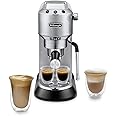 De'Longhi Dedica Arte, Traditional Barista Pump Espresso Machine, Manual Coffee Machine, Compact Design 15 cm wide, Fits Coff