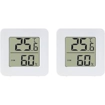 Amazon.co.jp: 2個セット シンプル 温度計湿度計 デジタル 温度