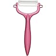 京セラ セラミック ピーラー サビない お手入れ簡単 皮むき器 ピンク T字タイプ 軽く鋭い使い心地 切れ味が続く 金気をうつさない 除菌漂白 OK 日本製 CP-99 PK