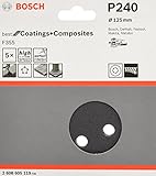 BOSCH(ボッシュ) サンディングペーパー125ｍｍφ #240 (5枚入)  2608605119