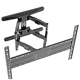 An Style SHARP AQUOS シャープ アクオス対応 壁掛け金具 42インチ43インチ45インチ46インチ48インチ50インチ52インチ55インチ58インチ60インチ65インチ70インチ75インチ 型 対応 壁掛金具 上下左右角度調節 液晶 TV 金具 テレビ フレーム テレビ壁掛け金具 TV壁掛け金具 冷間圧延鋼 チルト＆スイベル移動式 ブラック 耐荷重50kg