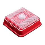 センサーライト，SODIAL(R) 赤いPIR赤外線8LEDアートモーションセンサー検出器　インドアナイトライト　ランプ　ワイヤレス