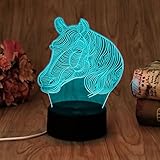 Bettermノベルティ7色変更USB LED夜間ライト3dデスクテーブルランプホームインテリア betterM