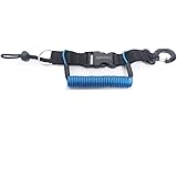 AQUATEC (アクアテック) スナッピーコイル ワイヤ-コイルランヤード カラー:ブルー [CR-220]