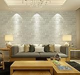 Blooming壁: 3dストーンレンガ壁紙壁壁画、20.8 in32.8 Ft = 57 Sq Ft Per BW-A3011