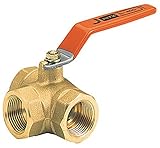 キッツ 黄銅製400型ボールバルブ(三方) “Tボール" KITZ-TN 1/4B [8A]