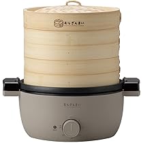 むしざんまい　電気せいろ蒸し器 Amazon | アピックス 電気せいろ蒸し器 むしざんまい AMZ-450GY