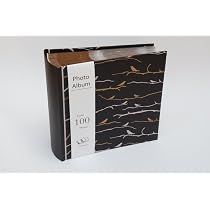 Amazon.co.jp: クラフトフォトアルバム ハガキサイズ 100枚収納