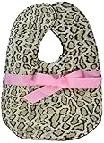 Caught Ya Lookin' Reversible Baby Bib, Cheetah, Tan/Brown/Pink/White by Caught Ya Lookin'