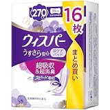 P&G ウィスパー うすさら安心 特に多い時も長時間安心 270cc 10枚