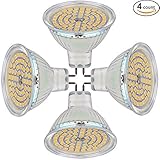 Weanas 4x MR16 GU5.3 LED PA Spotlight Bulb Lamp 5 Watt AC DC 12V Warm White Undimmable 40W Halogen T