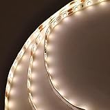 LEDwholesalers UL IP65 Water-Resistant Silicone Gel 16.4-Feet Flexible LED Strip with 300xSMD2835 12