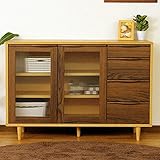 キャビネット サイドボード 幅120cm 完成品 木製