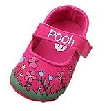 (ビグッド)Bigood ベビーシューズ ファーストシューズ 赤ちゃん靴 女児 柔らかい花柄 女の子 部屋履き新生児 出産祝いズックシューズスカーレッド13cm