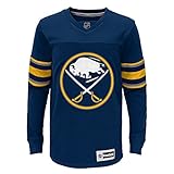 NHLユースBoys 8 – 20 Sabres長袖FaceoffジャージーTシャツ