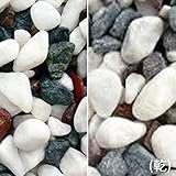 マツモト産業 ヤマト玉砂利 スペシャル五色(18kg)(10袋セット) 1分(2-5mm)