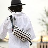 【Hulule公式】エルゴなどの抱っこひもを小さく収納【抱っこ紐収納カバー】エルゴベビー、ボバキャリア、コラン、マンジュカなど人気のキャリーに装着可能　コットンボーダーネイビー生成り