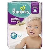 Pampers Premium Protection Active Fit Size 4+ Carry Pack, 21 Nappies by Pampers [並行輸入品]
