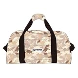 ガールズ&パンツァー 劇場版 × OUTDOOR PRODUCTS ボストンバッグ 【アニ迷彩】 デザートカモフラージュ 約H320mm×W550mm×D280mm