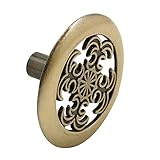 Prime-Line Products U 9195 Round Filigree Cabinet Knob, Antique Brass,(Pack of 2) [並行輸入品]