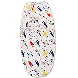 Swaddleme 新生児 おくるみ 寝袋 100%コットン かわいい 0－4ヶ月のベビー用 (飛行機)