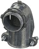 Halex 11007b 90度フレックスコネクタ亜鉛Die Cast（10ピース）、3 / 4 "
