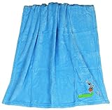 Ready Set Go Blue Cuddle Fleece Baby Blanket by Riegel by Riegel