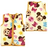 ディズニー スリーパーS 子供用 防寒具 スリーパーS おやすみベスト かいまき 袢纏 pzm11 ミッキー＆ミニー