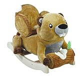 Rockabye Buckee Beaver Rocker Ride On [並行輸入品]