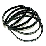 Copeflap カチューシャ 20本 手作り 手芸カチューシャ 幅10mm 黒 ハンドメイド パーツ 手芸 こども用 (ブラック)