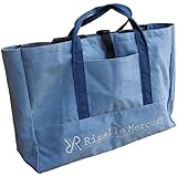 Rigalle Mercury 焚き火の火の粉に強い 薪バッグ キャンプトートバッグ 大容量 58㎝（巾）Ｘ20㎝（奥行）Ｘ43㎝（高さ）【ライトブルー】