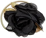 ビジュー&ビー フラワーヘアゴム フリー ブラック BBT11-H06-BK
