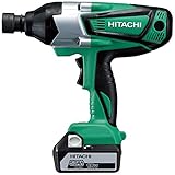 日立工機 18V コードレスインパクトレンチ 充電式 5.0Ahリチウムイオン電池、急速充電器、予備電池、ケース付 WR18DSHL(2LJCK)