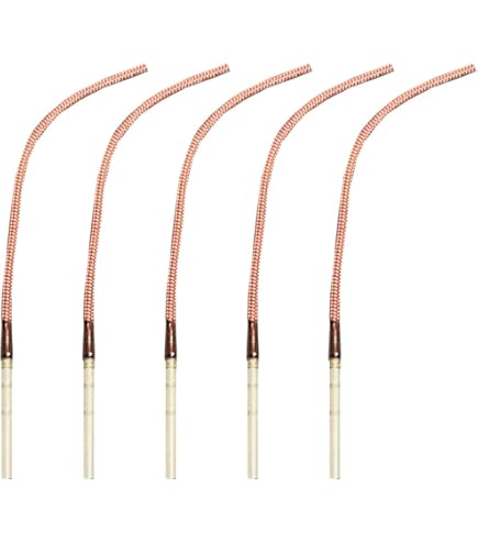 Amazon | オルルド釣具 渓流 延べ竿用 穂先 トップ 10本セット (金属部