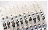 Yosoo® 10PC HSS Routing Router Bits Burr Rotary Tools Suit Dremel & Rotary Tool, Engraving, Wood Wor