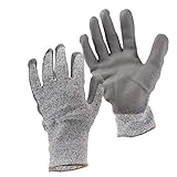 B Baosity 1ペア　防刃手袋　耐切創レベル5　軍手　作業グローブ　切れない手袋　食品グレード 滑り止め
