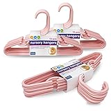 Delta Pink Nursery Hangers - For Baby, Toddler, Kids, Children by Delta