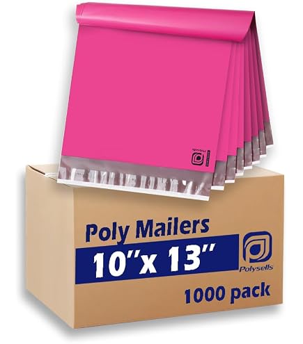 thumbnail image 2 of 100 Pack #3 White Poly Mailer Shipping Bags – 9x12 Inches, 2.4mil Thickness 2 of 3