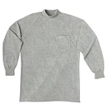 SOWA(ソーワ) 長袖ハイネックシャツ(胸ポケット有り) モクグレー LLサイズ 0028