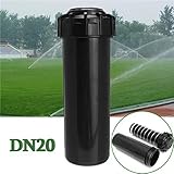 KINGZUO 散水ホース用 ジェットノズル プラスチック製　スプリンクラー 芝生のスプリンクラー 回転タイプ 園芸 散水用 水やり 便利 芝生 農作物 水撒き　灌水 散水目安5ｍ ガーデンスプリンク