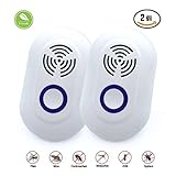 【２個入り】夏場害虫対策！ ネズミ駆除 昆虫撃退 害虫対策 害虫駆除装置 超音波式害虫駆除機 飲食店の害虫対策！ ゴキブリ虫除け３６０度シャットアウト ネズミ・ゴキブリ・蚊・クモ等の害虫、【アメリカで