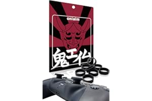 鬼エイム スティック 保護リング シリコンリング プロコン PS4 PS5 switch アクセサリー コントローラー 粉吹き 削れ防止 リング8個入り (黒色)